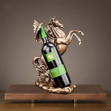 ERT resina artigianato creativo decorazioni per la casa ornamenti soggiorno vino armadio rack vino Pegasus 30 * 21 * 36 cm