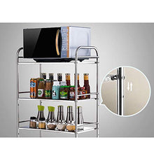 YIN YIN Carrello per ripiani Ripiano, semplice cremagliera in acciaio inossidabile, facile da spostare, durevole, design multistrato, sala da pranzo soggiorno, scaffale camera da letto 60X35X125CM Car