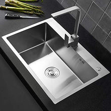 Kitchen Sink. Lavello da Cucina Vasca Singola Lavello da Cucina in Acciaio Inox Lavello Addensato sopra Lavabo Lavabo Lavabo E Verdura Lavabo Bar Lavabo da Balcone Lavello Domestico Argento