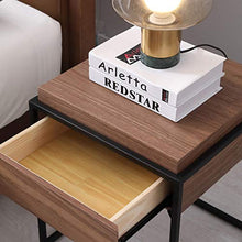 Comodini Nordic Legno Comodino Moderno Semplice Ferro battuto Lato Creativo di pompaggio Locker Piazza Camera Comodino Comodini Letto (Color : Green)