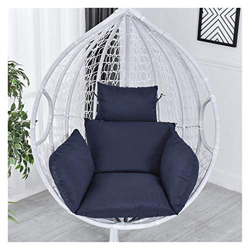 Sedia Imbottitura Sedile Uovo Amaca Cuscino Cesto Appeso Cuscini Altalena Spessa Nido Schienale con per Interno Patio Esterno Giardino da Ufficio Supporto Lombare