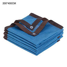 TETHYSUN, telo parasole blu con occhielli per serra, rete da sole, resistente con bordo nastrato, per fiori, piante, patio, prato