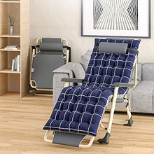 LIYANJJ Sedia Zero Gravity Sedia Oversize reclinabile Sedia Pieghevole Sedia Imbottita da Patio per Camera da Letto all'aperto