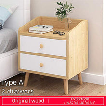 Comodino in legno comodino comodino comodino comodino camera da letto stand laterale libreria moderna con 2 cassetti mobili per casa ufficio salotto tavolino terminale