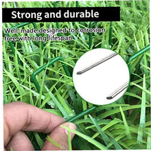 Materiali 50PCS Mobili da giardino a forma di U Lawn Nail U-Nail Giardino Prato fissaggio Nail Pioli reticolato incatramata di fissaggio per unghie