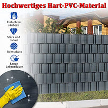 Froadp 10 Pezzi Schermi Divisori e Protettivi Visione Protezione Schermo in Rigido PVC Frangivento Oscurante per Il Giardino Recinto o Balcone 2.5m x 19cm(Antracite)