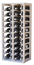 Expovinalia portabottiglie, 4 modulos, capacità 40 Bottiglie, Legno, Bianco, 105 x 44 x 32 cm