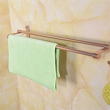 MBYW Portasciugamani Moderno Portasciugamani Elegante per Il Bagno di Moda Poggiapentaloni in Oro Rosa da punzonatura Gratuita portasciugamani da Terra in Alluminio con portasalviette da Bagno