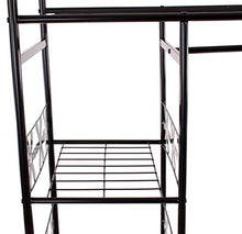 Appendiabiti Guardaroba scaffale portaoggetti Moderno 43x100x172cm Senza Tenda
