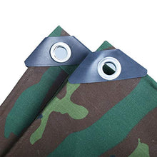 WGEMXC Ambientazione Esterna Multiuso Tarpaulin-Tarpaulin Military Camo Canvas Canvas Cantao Impermeabile Giardino Sunscreen Tarp Tenda Addensa per Esterni, 500G / M²,3 * 4M.