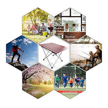 LNSTORE 34.5 x 40 x 32,5 cm Piccolo Tavolo da Picnic Picnic Portatile Tavolo da Spiaggia Pieghevole Tavolo da Picnic Pieghevole in Una Borsa Comodo e Durevole