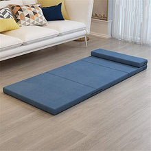 Warm Pieghevole Materassi Futon Materasso pieghevole multifunzione Playmat pieghevole in tre traspirante e lavabile 5,5 centimetri di spessore di viaggio Guest bambini Z Bed Giapponese Tatami Tappetin