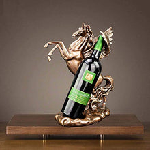 Semplicità Elegante Artigianato in Resina Decorazioni per la Casa Creative Ornamenti Soggiorno Armadietto Del Vino Portabottiglie Pegasus 30 * 21 * 36Cm Bello Ed Elegante, HJJ
