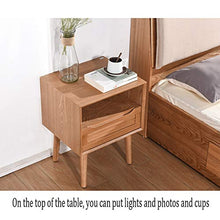 GXT WGZ- Comodino Camera Locker, Camera da Letto Comodino, Soggiorno Locker, Living Room Divano Fianco del Mobile (Color : Wood Color)