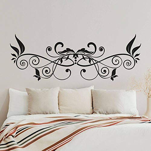 T-MK360 - Adesivi per testiera del letto, 50 x 140 cm, colore: Nero