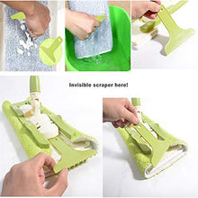 SSAYY Spray Mop Mop Rotanti Spazzatrici per La Pulizia Domestica Tessuti Facili da Pulire Mop Piatti con Secchio per Spazzare Pavimenti Duri per Detergenti Pigri
