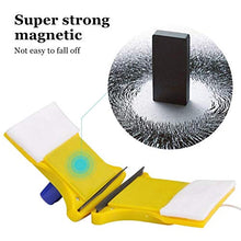 TINGB 1 pz Magnetico bifacciale detergente per vetri Raschietto tergicristallo Cucina Bagno Superficie spazzole spazzole Pulizia Strumenti di Lavaggio