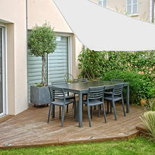 BB Sport Tenda Velo Sole 2.5m x 2.5m x 3.5m Cocco Triangolare Vela Sole Ombreggiante 100% PES Protezione Solare UV 30+ Parasole Giardino Esterni