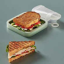 UTDKLPBXAQ Scatola per Pane tostato Portatile Riutilizzabile in Silicone per Sandwich per Picnic in Ufficio a casa