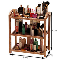 &ripiano di stoccaggio Scaffalature in legno massello Cucina Camera da letto Bagno Salotto Mensola multi-strato Beauty Rack Scaffale di finitura (Color : A)