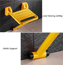 Sedia da bagno pieghevole sgabello da bagno sedile doccia sgabello da parete Anziani WC sgabello da bagno appeso a parete sgabello di sicurezza