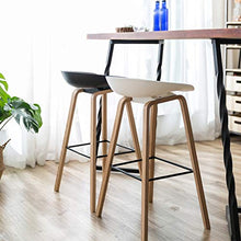 ZHJING Seggiola da Bar Sgabelli da Bar Sgabelli da Bar Sgabelli da Bar Moderni E Minimalisti Sgabelli da Bar (Color : White)