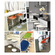 LWW Sedie, sgabelli da bar regolabile Bar Seggiovia Chair Sgabello Alto Simple Home esecutivo di gas dell'elevatore W/Schienale,Arancio B
