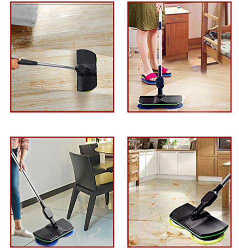 SSAYY Spray Mop Macchina di Pulizia Elettrica Ricaricabile del Mop della Spazzatrice di Spinta della Mano degli Strumenti di Pulizia del Pavimento della Spazzatrice