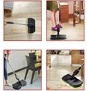 SSAYY Spray Mop Macchina di Pulizia Elettrica Ricaricabile del Mop della Spazzatrice di Spinta della Mano degli Strumenti di Pulizia del Pavimento della Spazzatrice