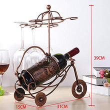 Sebasty Cremagliera del Vino del Cavallo Float Creativo Calice Upside Down Rack di Vino in Ferro Battuto Europeo