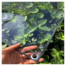 SHIJINHAO Telo Impermeabile Esterno,Telo Trasparente Impermeabile, Tettoia Pieghevole In Materiale PVC Con Occhielli Telo Antipioggia Antistrappo E Protezione Dal Vento Per Giardini Piante Da Serra, 3