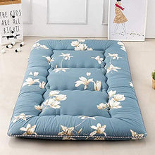 Z&HA Materasso futon, Luna e Stelle Giapponese Piano Materasso Pieghevole Tatami Tappetino Portatile materassino da Campeggio Bambini Sleeping Pad Lounger Divano Letto, Dimensione Doppia,A,100X200cm