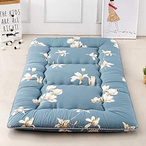 Z&HA Materasso futon, Luna e Stelle Giapponese Piano Materasso Pieghevole Tatami Tappetino Portatile materassino da Campeggio Bambini Sleeping Pad Lounger Divano Letto, Dimensione Doppia,A,90x200cm