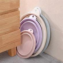 Hampers pieghevole lavanderia Bacino pieghevole - Bacino portatile Bagno Pieghevole Lavabo Benna for lavabo contenitore Bacino portatile Lavabo in silicone pieghevole Accessori for il bagno Convenient