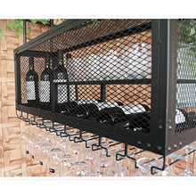Wine Rack, Wine Rack Hanging Wine Glass Cup rack di altezza del soffitto del vino rack Calici Titolare della mensola della cremagliera del ferro europeo di stile pranzo bagagli for la cucina Bar Pub R
