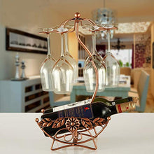 FAGavin Iron Sun Flower Red Wine Doppio Bottiglia/Coppa Staffa Stabile Stabile Wine Cabinet Galvanotecnica Decorazione Decorazione di Moda