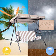 ZM-Shoes da Baldacchino di Ricambio per Seat Swing 2 e 3 posti Formati Amaca Coperchio Superiore Esterna del Giardino,c