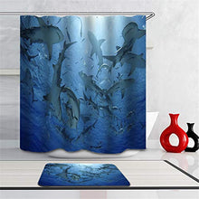 LIYAN Combinazione Bagno. Immagini Chiare E Colori Vivaci Rendono Il Tuo Bagno Pieno di Vita. Accessori da Bagno. Uno Squalo Che Predatore Collettivo.