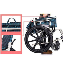 Sedie A Rotelle Semoventi, Manuale di Viaggio di Transito Portatile, Pieghevole in Lega di Alluminio Leggero Scooter per Anziani Disabili con Freno Pneumatico Gonfiabile Carrello per Scooter per Anzi