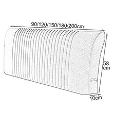 WEHKJIYT Cuscini Testiera Letto Pad, Lino di Cotone Sentirsi A Proprio Agio Spugna Ad Alta Resilienza Abbellisci La Testiera-90x58x10cm_Un