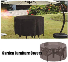 N / A mobili di Copertura Home, Impermeabile Antivento mobili da Giardino UV, coperture Patio Tavolo utilizzato per la Pesante Oxford mobili Panno Rattan,188x84CM,Marrone