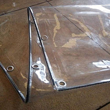 XJJUN Telo di Copertura Impermeabile Trasparente, Telo Parapioggia, Tenda Antipioggia A Rete Antifurto, Telo Antipioggia per Esterni in PVC Ad Alta Trasmissione della Luce
