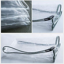 Telone Trasparente Impermeabile Telo Antipioggia e Antipolvere con Occhiello,Tenda da Sole for Esterno,PVC Film Tenda in Plastica,Copertura for Isolamento Vegetale Film,400g/? (2.3x3m/7.5x9.8ft)