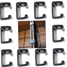 Clip Outdoor Furniture Patio Wicker clip di plastica Divano Connect Clamps per sedie mobili da giardino del sofà 10PCS 5.25CM