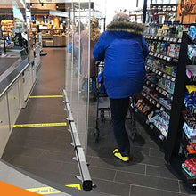 Schermo Arrotolabile Scudo Starnuto, Banner Roll Up Trasparente Portatile, Parete Divisoria per la Sicurezza, Protezione Contro Gli Sputi