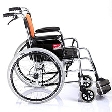 Carrozzine Semoventi, Trolley Portatile da Viaggio in Lega di Alluminio, Pieghevole Leggero con Freno A Mano Multifunzione Disabili Old Man Scooter Senior/Disabili Trolley Scooter A