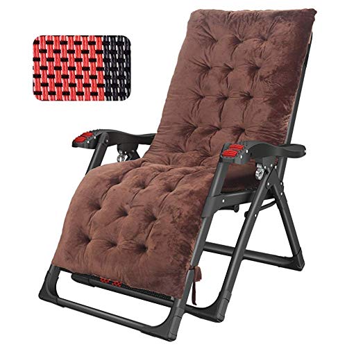 Sywlwxkq Comoda terrazza reclinabile a gravità Zero Pieghevole Regolabile per Esterni da Spiaggia Sedia da Giardino Extra Ampia con Cuscini Supporta 200 kg