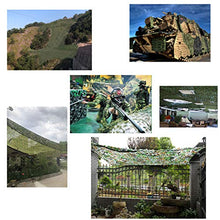 SMYH Rete Mimetica da Caccia Camouflage Net Esercito, 1.5x4m 1.5x6m 2x2m 2x8m 3.5x3m 4x10m, Caccia Campeggio Paesaggio forestale Decorazione Giocattoli per Bambini