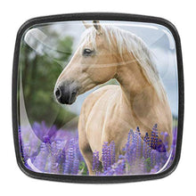 Cavallo di lavanda 4 PCS Pomelli per Porta, Pomolo per Mobile, Pomelli per Mobili con Viti, Maniglia per Armadietto, Pomelli per Porta, Pomelli per Cassetti per Porta, Armadio, Cassetto e Credenza