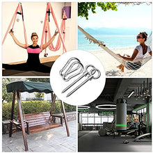Heavy Duty Swing Ganci Ganci, Amaca Ganci Insieme del Gancio di Sedie Ganci Heavy Duty in Acciaio Inox per I Set in Legno Altalena con Pneumatico Girevole Sedile Trapeze Yoga Hammock Chair Sandbag